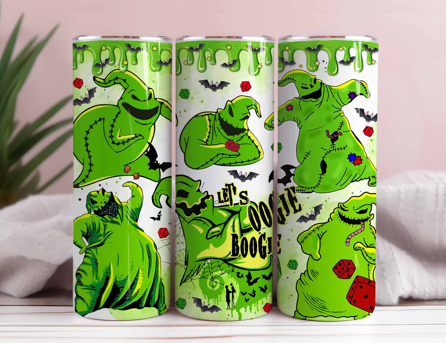 Oogie Boogie Pumpkin Tumbler, Nightmare Before Christmas, Halloween Tumbler PNG, Horror Character, Tumbler Wrap, Horror Movie Tumbler, Png