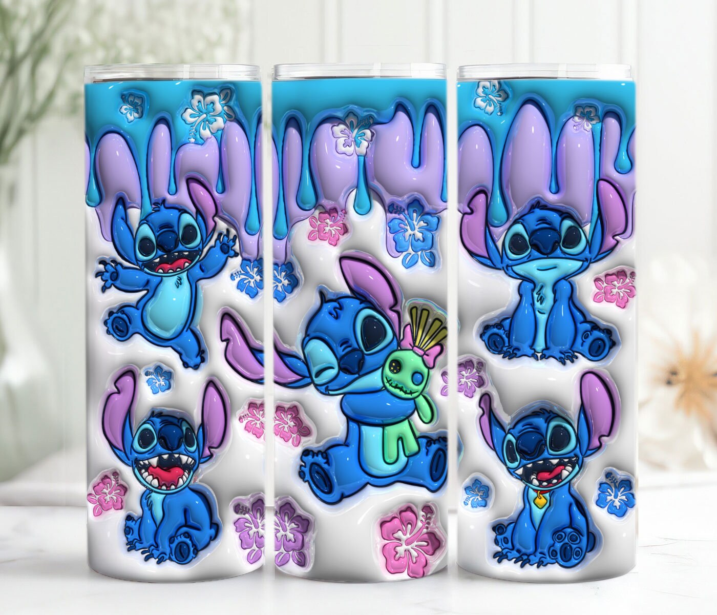 Inflated 3D Cartoon Tumbler PNG, 3D Tumbler Wraps 20oz Skinny Tumbler, 3D Puffy Sublimation Tumbler, Inflated Tumbler PNG, Cartoon Tumbler