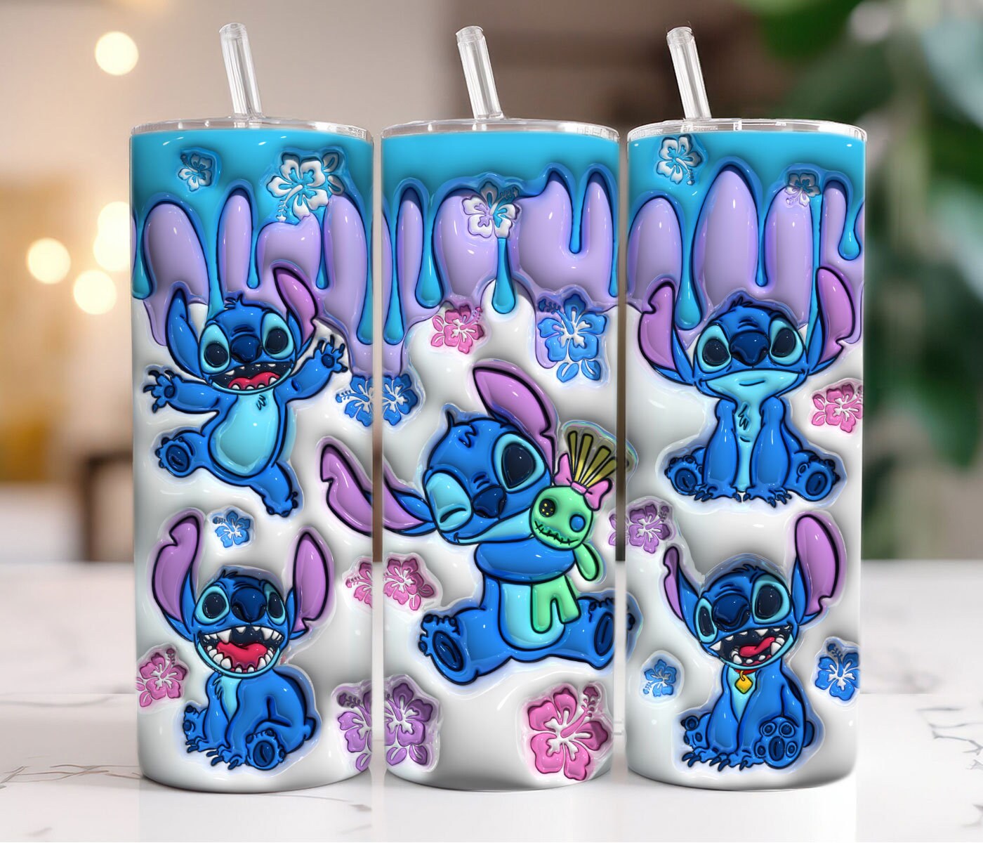 Inflated 3D Cartoon Tumbler PNG, 3D Tumbler Wraps 20oz Skinny Tumbler, 3D Puffy Sublimation Tumbler, Inflated Tumbler PNG, Cartoon Tumbler