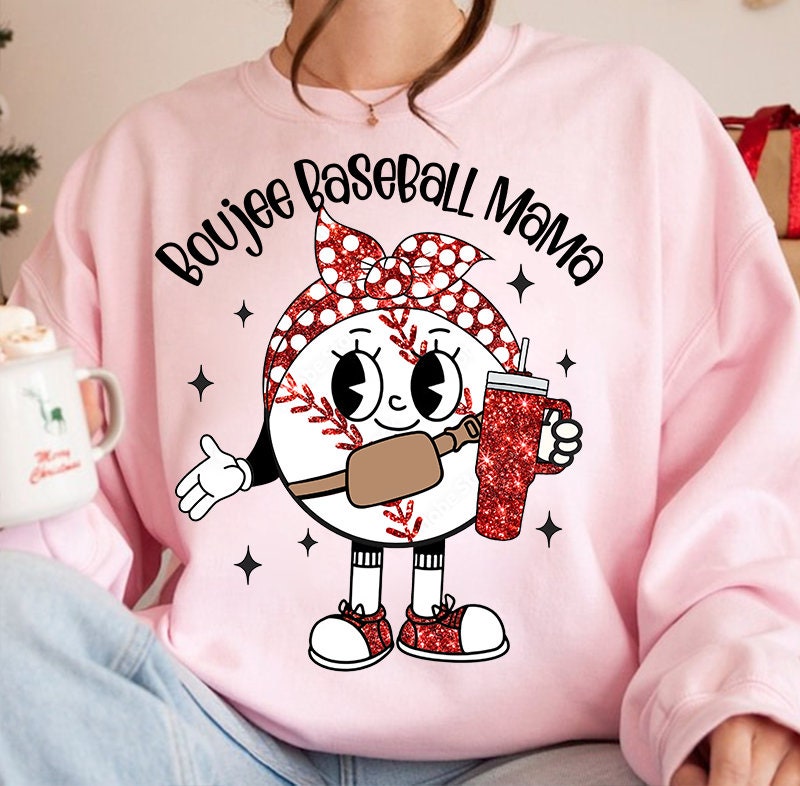 Baseball Mama Png, Boujee Baseball PNG, Sublimation Design, Digital Download Png, Sports PNG, Glitter Baseball PNG, Baseball Mom Png