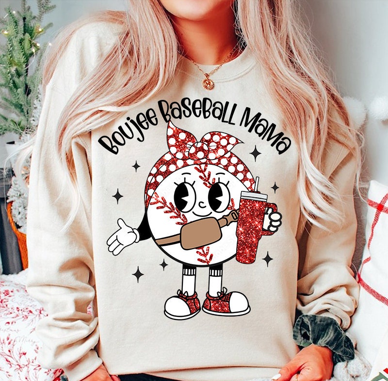 Baseball Mama Png, Boujee Baseball PNG, Sublimation Design, Digital Download Png, Sports PNG, Glitter Baseball PNG, Baseball Mom Png