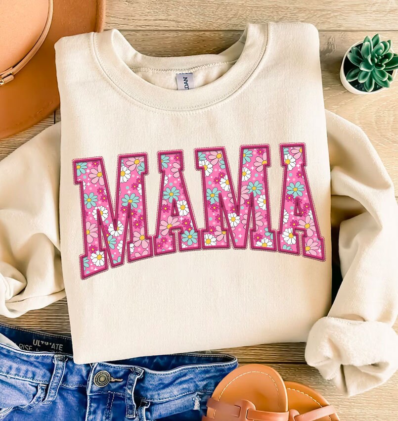 Mama Embroidery Floral png, Floral Mama Png, Mama Mini Embroidery png, Floral mama png, Pink Mama Mini png, Mama png, Mothers Day png