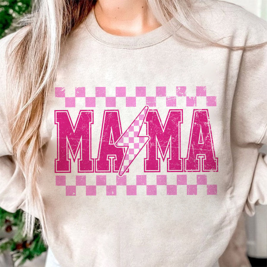 Mama Lightning Bolt SVG PNG, Mama Svg, Mama Png, Retro Mama Svg, Sublimation Designs, Mama Shirt Svg, Mom Life Png, Mama Sublimation,