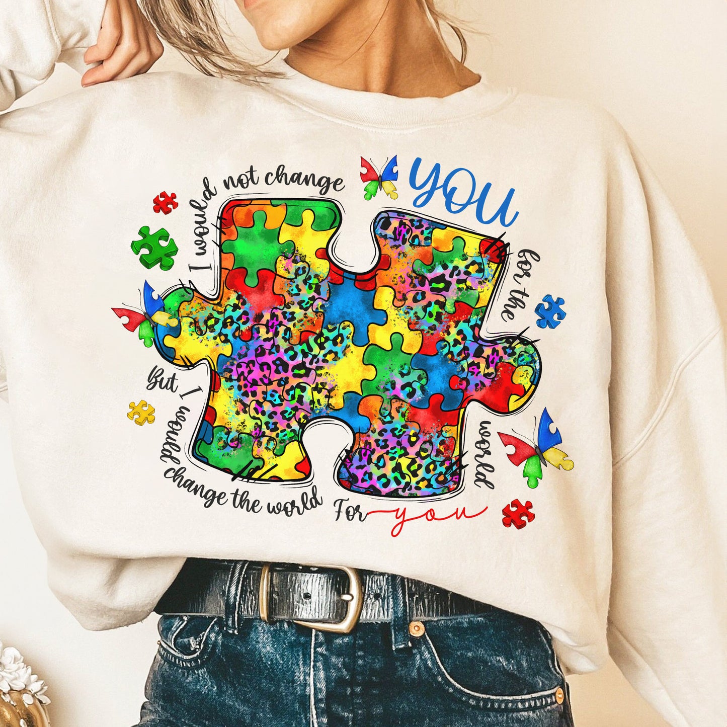 Autism Awareness Png, Awareness png, Be Kind Png, Puzzle png, Autism Mom png, Autism , I Would Not Change You for The World, Leopard Puzzle