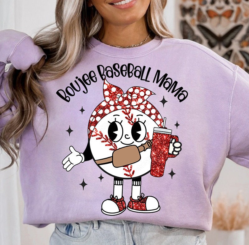 Baseball Mama Png, Boujee Baseball PNG, Sublimation Design, Digital Download Png, Sports PNG, Glitter Baseball PNG, Baseball Mom Png