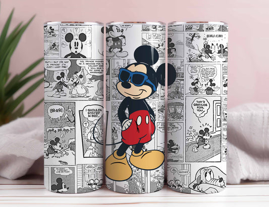 Mickey Mouse Tumbler PNG, Disney Tumbler PNG, Vintage Mickey Tumbler, Disney Coffee Wrap