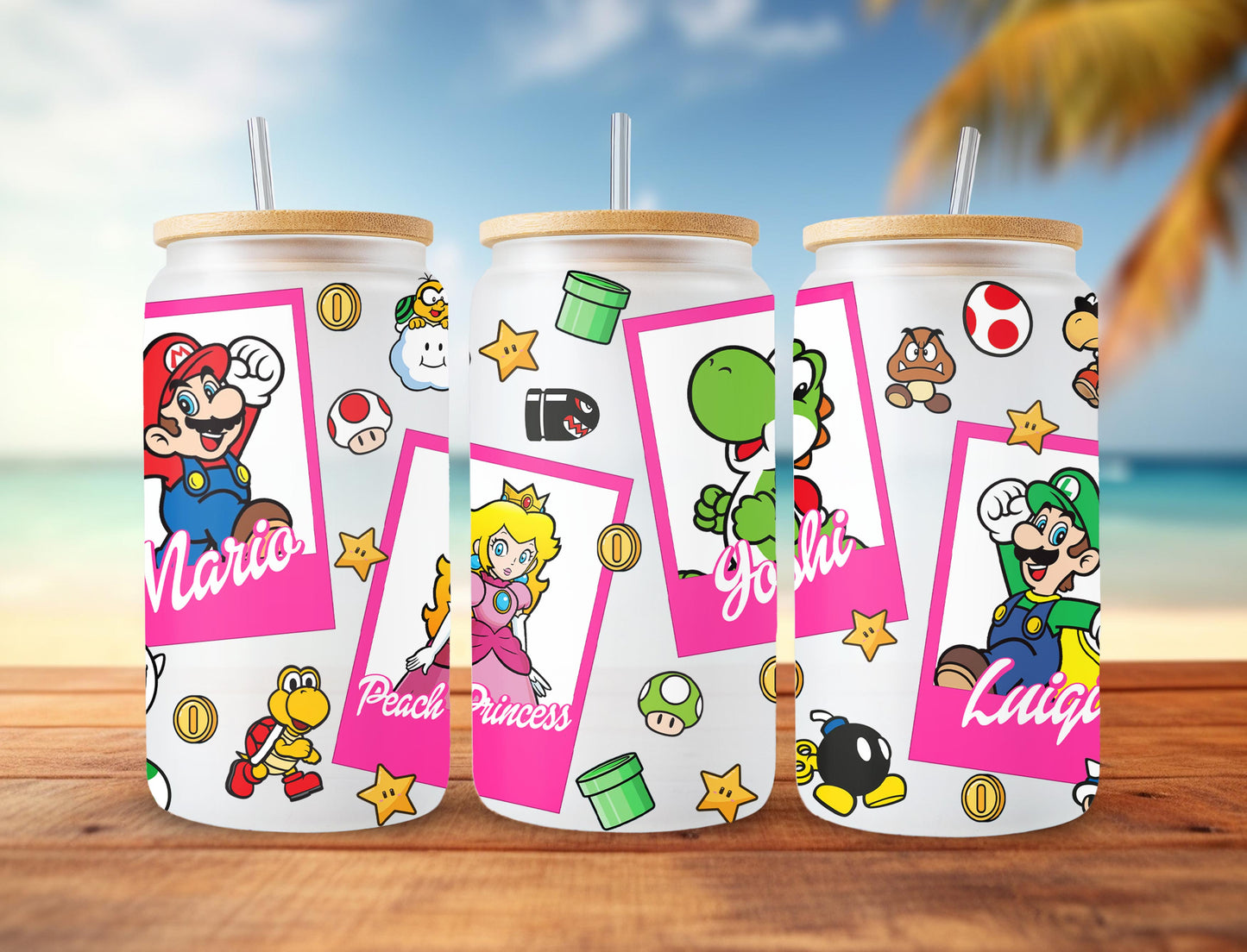 Cartoon Can Glass Wrap, 16oz Can Glass, Cartoon Tumbler, Sublimation Design, Game day, Game Lovers,  Png Download, Can Glass Wrap Png