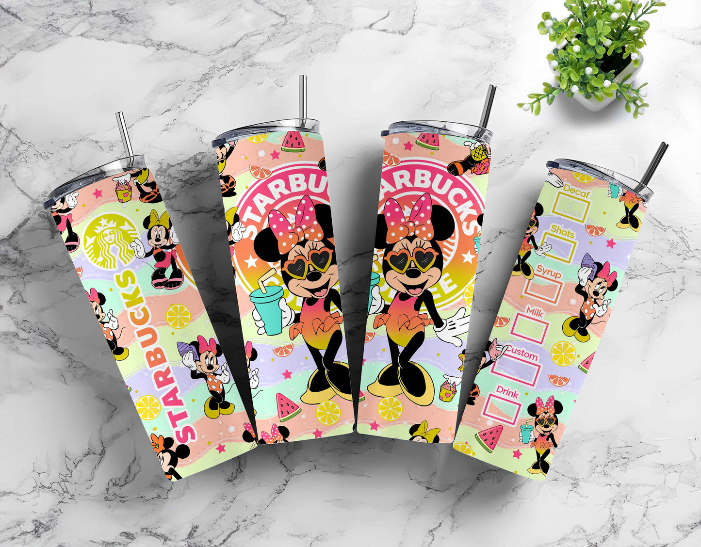 20 oz Mouse Tumbler Wrap Png, Mouse Summer Tumbler Design Skinny Sublimation Digital Download, Girl Trip Tumbler Png, Beach Tumbler Wrap