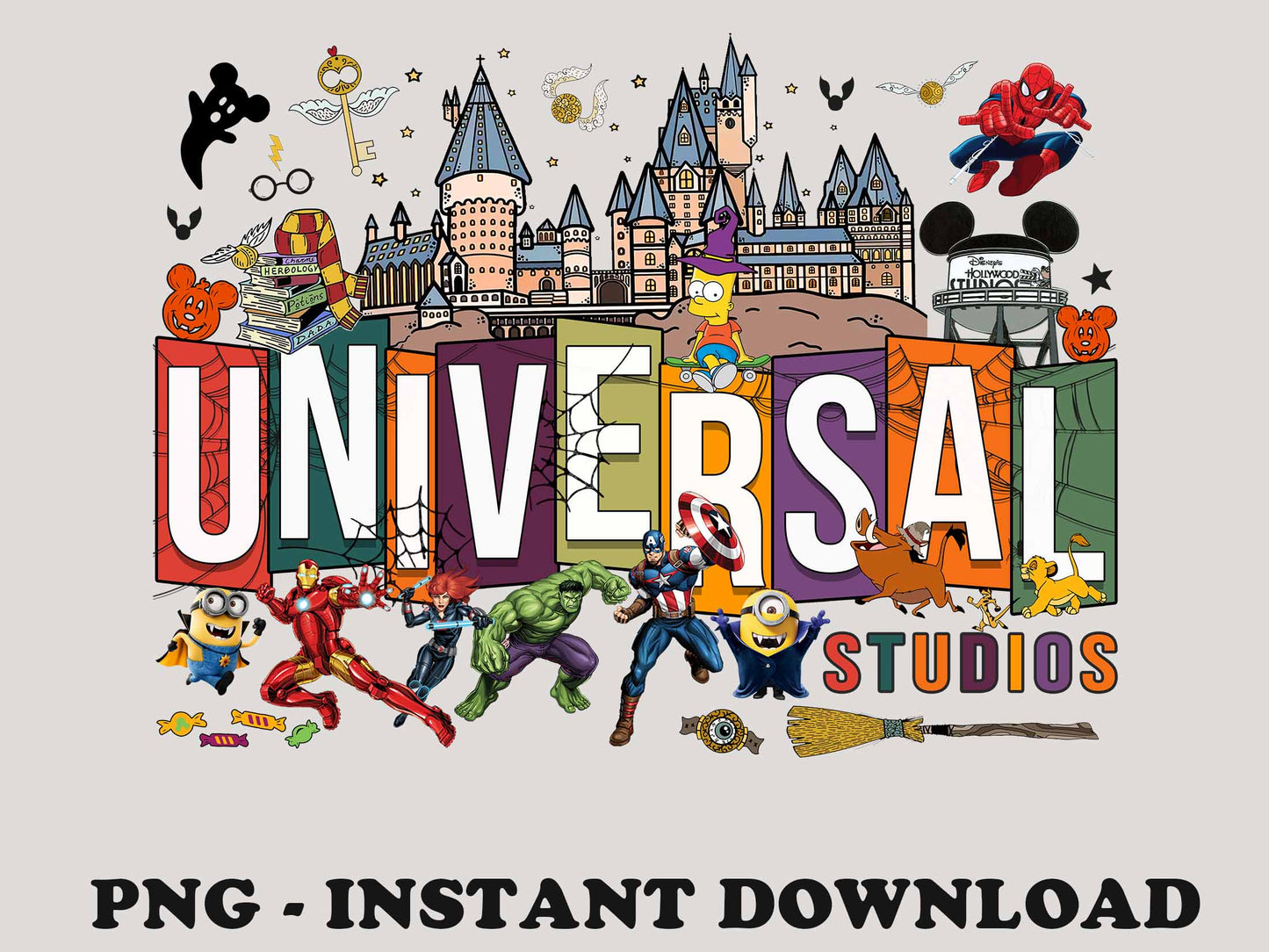 Universal Studios Png, Universal Family Vacation Shirt, Universal Hollywood Tee, Bleach Washed Universal