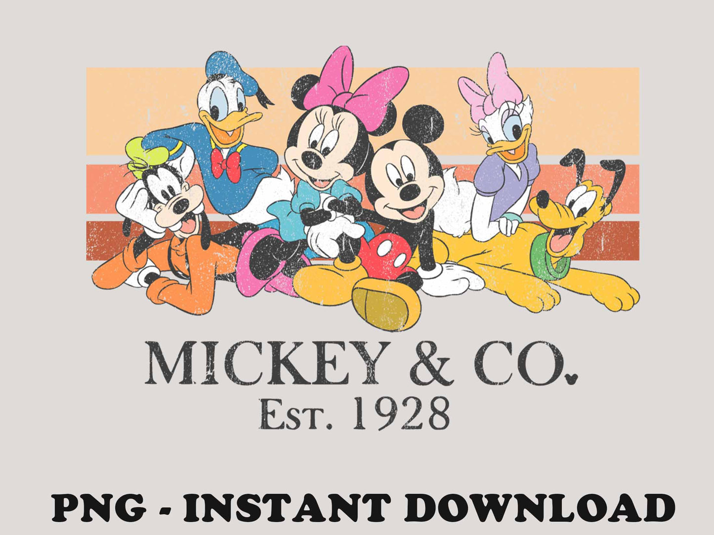 Retro Mickey & Company PNG, Family Vacation png, Family Trip Png, Vacay Mode Png, Magic Kingdom Png, Mickeyy Png, Mouse Png, Digital File\