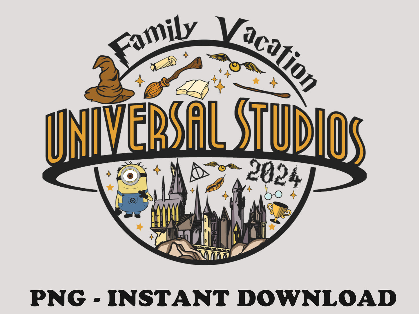 Universal Studios 2024 PNG, Family Vacation 2024 PNG, Family Trip, Universal Studios Trip SVG, PNG Download, Vacation 2024