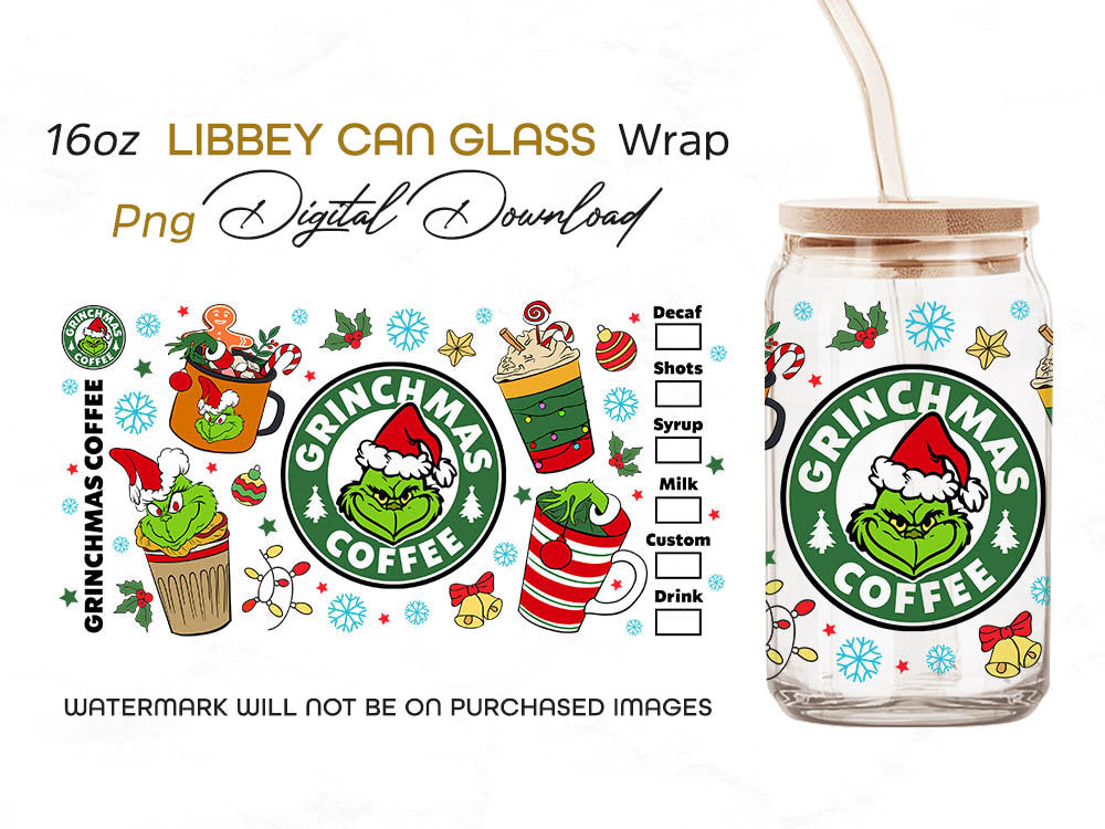 Christmas Can Glass Wrap, 16oz Libbey Can Glass Wrap, Christmas Vibes, Christmas Tumbler, Funny Christmas, Funny Christmas Can Glass Wrap